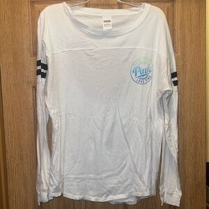 PINK Victoria’s Secret, Lightweight Longsleeve, Cutout back — size L